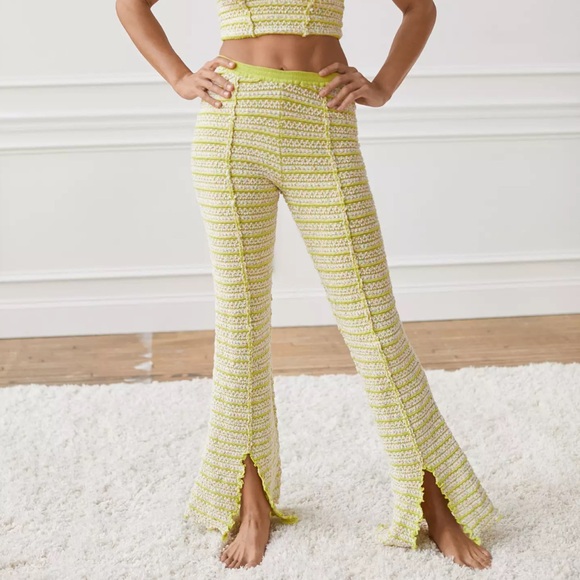 Urban Outfitters Pants - UO Out From Under Split Hem knit Sweater Pants